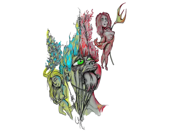 Jó & rossz - 5XL - Fuchsia